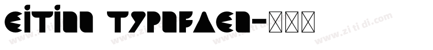 Cities Typeface字体转换
